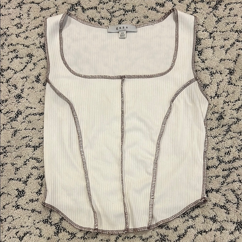 Women's Cream Tank Top
